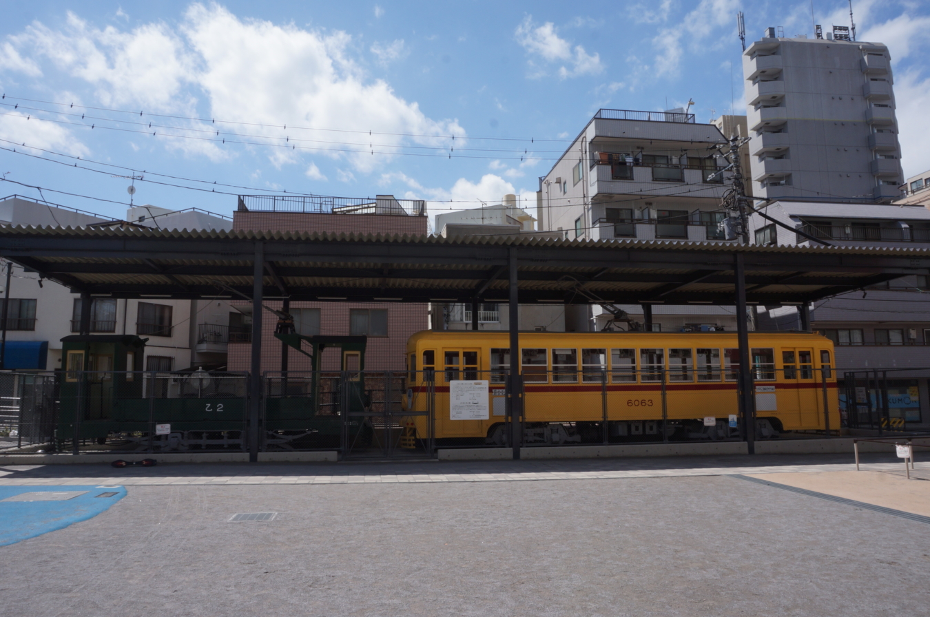 住宅街に現れた公園♪電車好きの子どもたち集まれ☆神明都電車庫跡公園☆