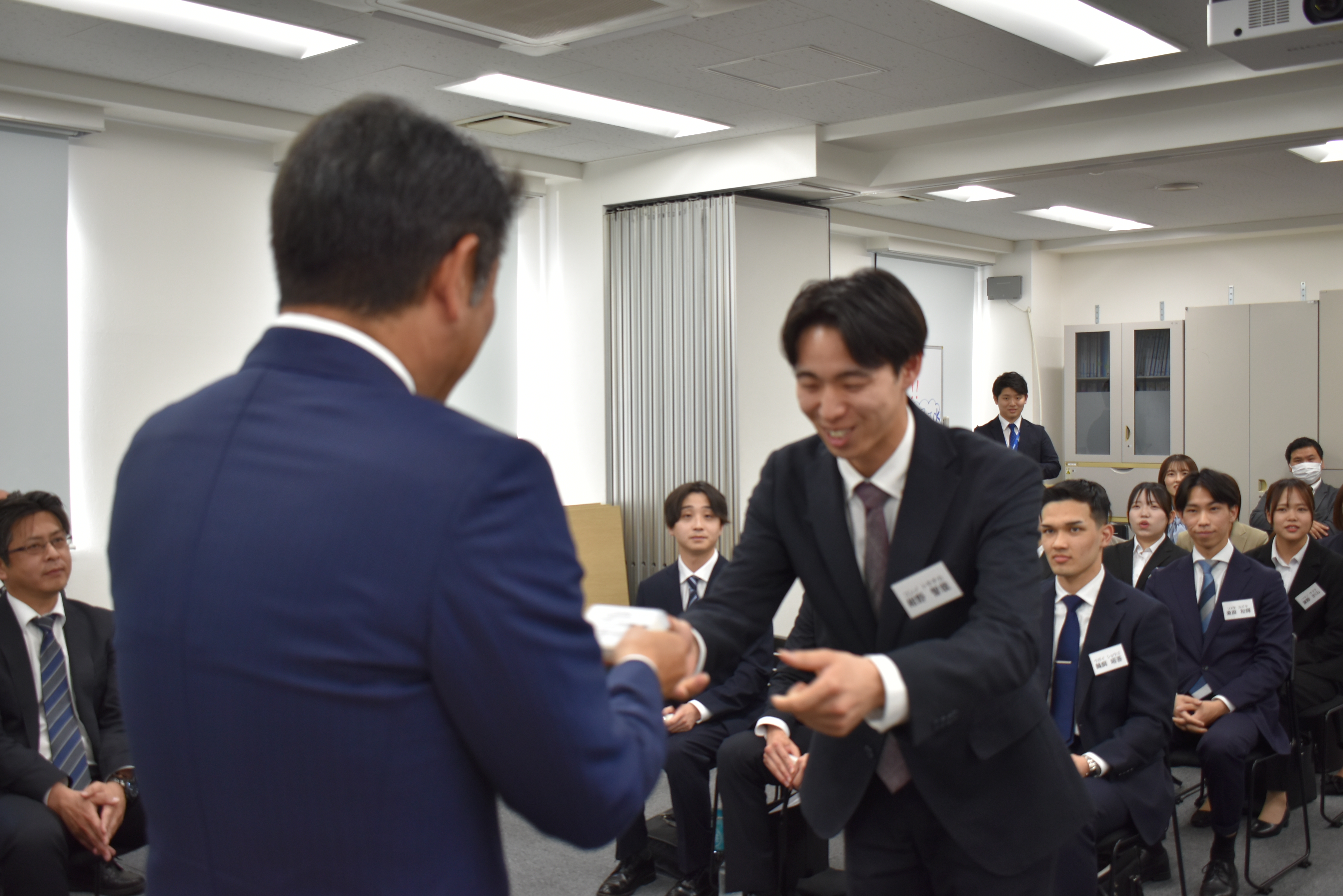 配属式がおこなわれました