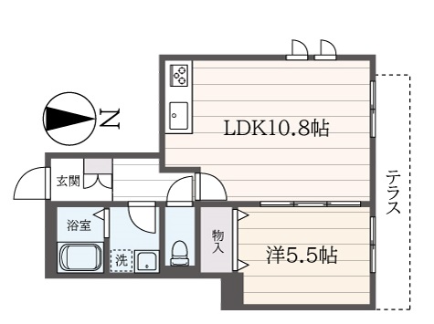 オートロック付の駅徒歩５分１LDK【アネックス】