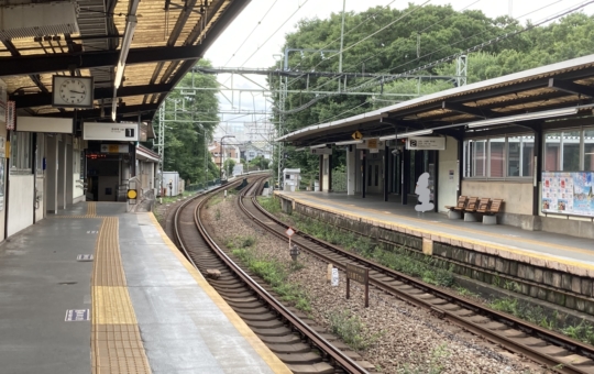 井の頭公園駅のホーム！！