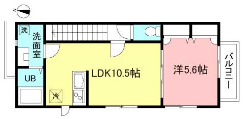 ２人入居可！LDK10.5帖のお部屋です♪（エスポワール）