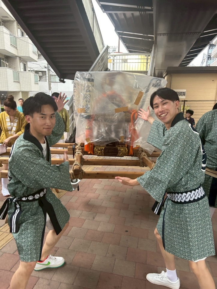 洲崎大神のお祭りに参加しました！