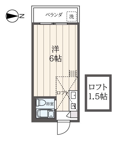 ロフト付きでスペースの有効活用☆【ケータス永福】