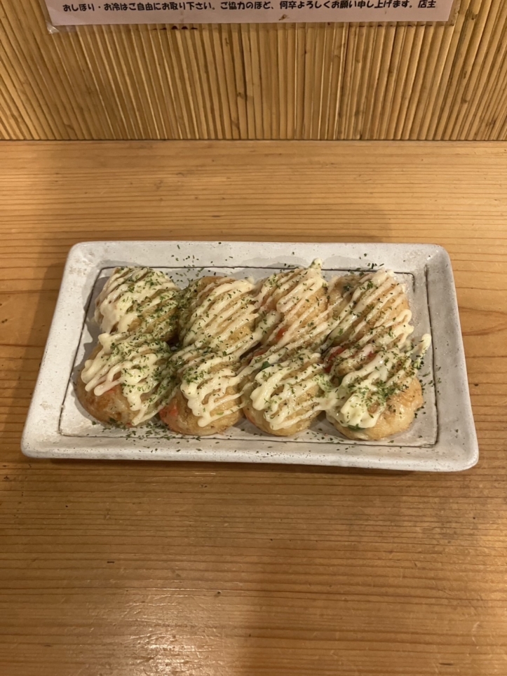 たこ焼きとビールと私。