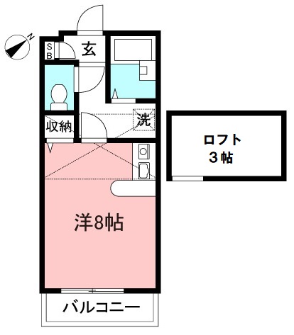 【ＳＴハイム】オートロック付き広々8帖の1R☆二俣川駅から平坦な道のりです