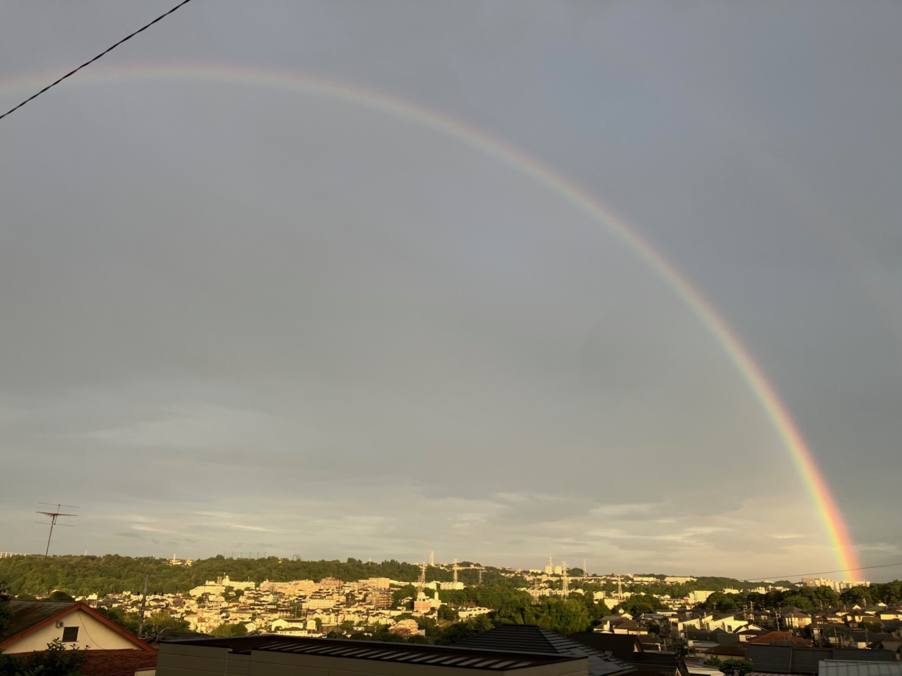 幸せな気持ちになりました　【永山上空】