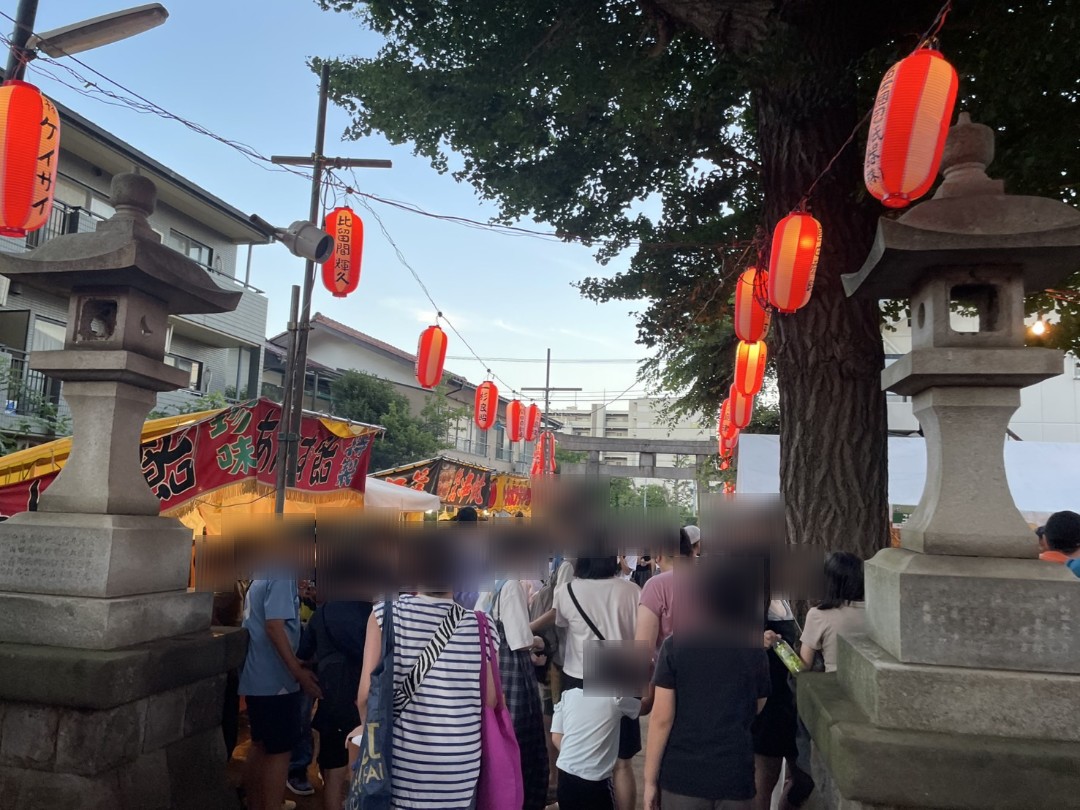 廻沢納涼盆踊り大会🎵　【廻沢稲荷神社】