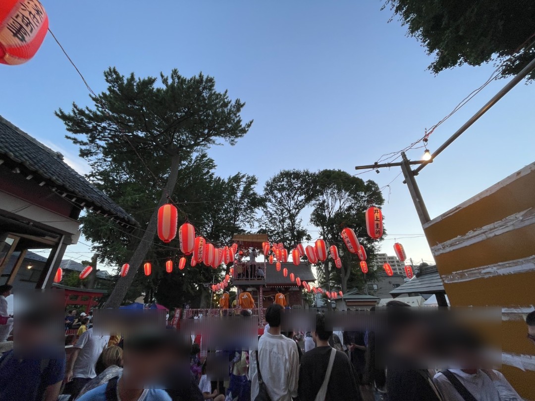 廻沢納涼盆踊り大会🎵　【廻沢稲荷神社】