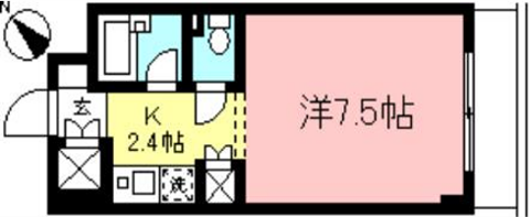 調布駅まで徒歩圏内　下石原1K‼　Ｌ.Ｓ.Ｋ