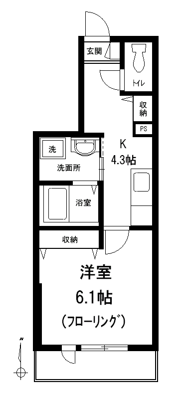 人気の石神井公園駅徒歩５分の１K【ノイシュロス石神井公園】