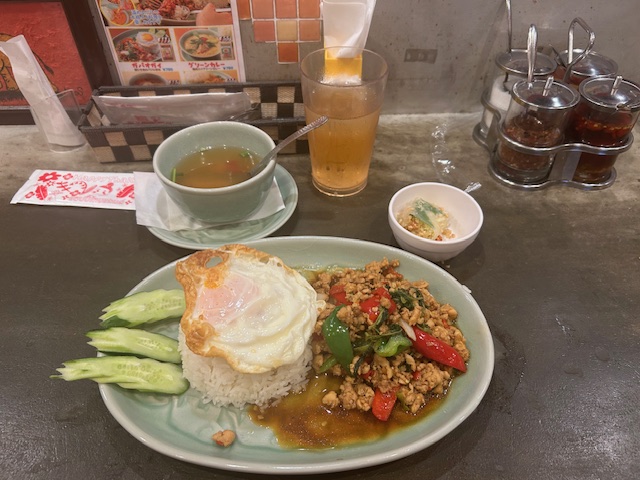 【池袋西口】地下街の「タイストリートフード」でランチ☆激辛☆