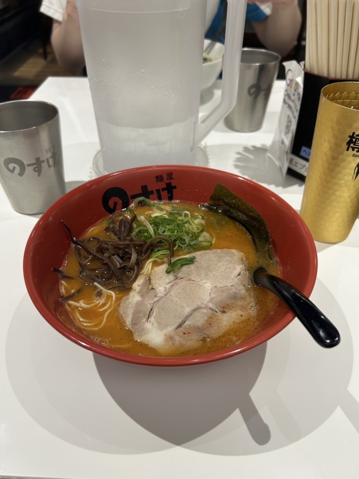 塩とんこつラーメン！【麺や のすけ登戸】