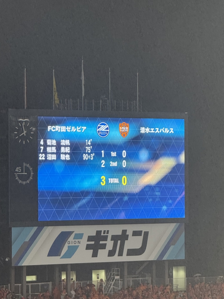 ☆FC町田ゼルビアVS清水エスパルス～町田GIONスタジアム～☆