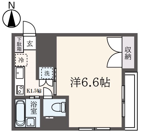 浜田山駅から徒歩5分☆[oak side]