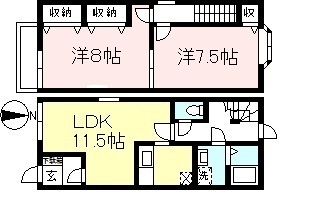 敷地内駐車場ありのテラスハウス♪【ポルタブォーナ】