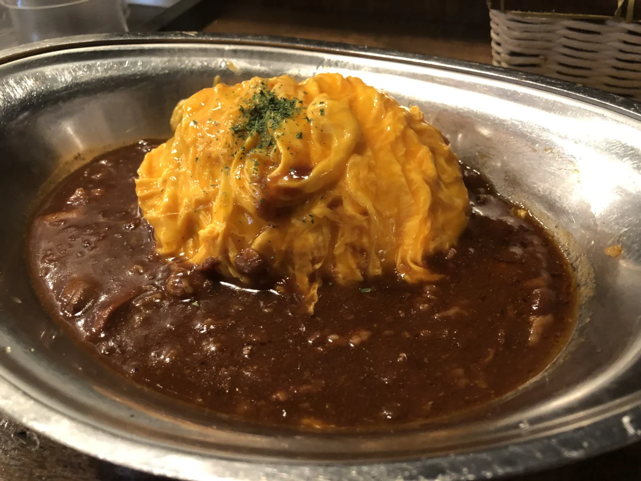 オムハヤシが人気№1！【ハヤシ屋中野荘】
