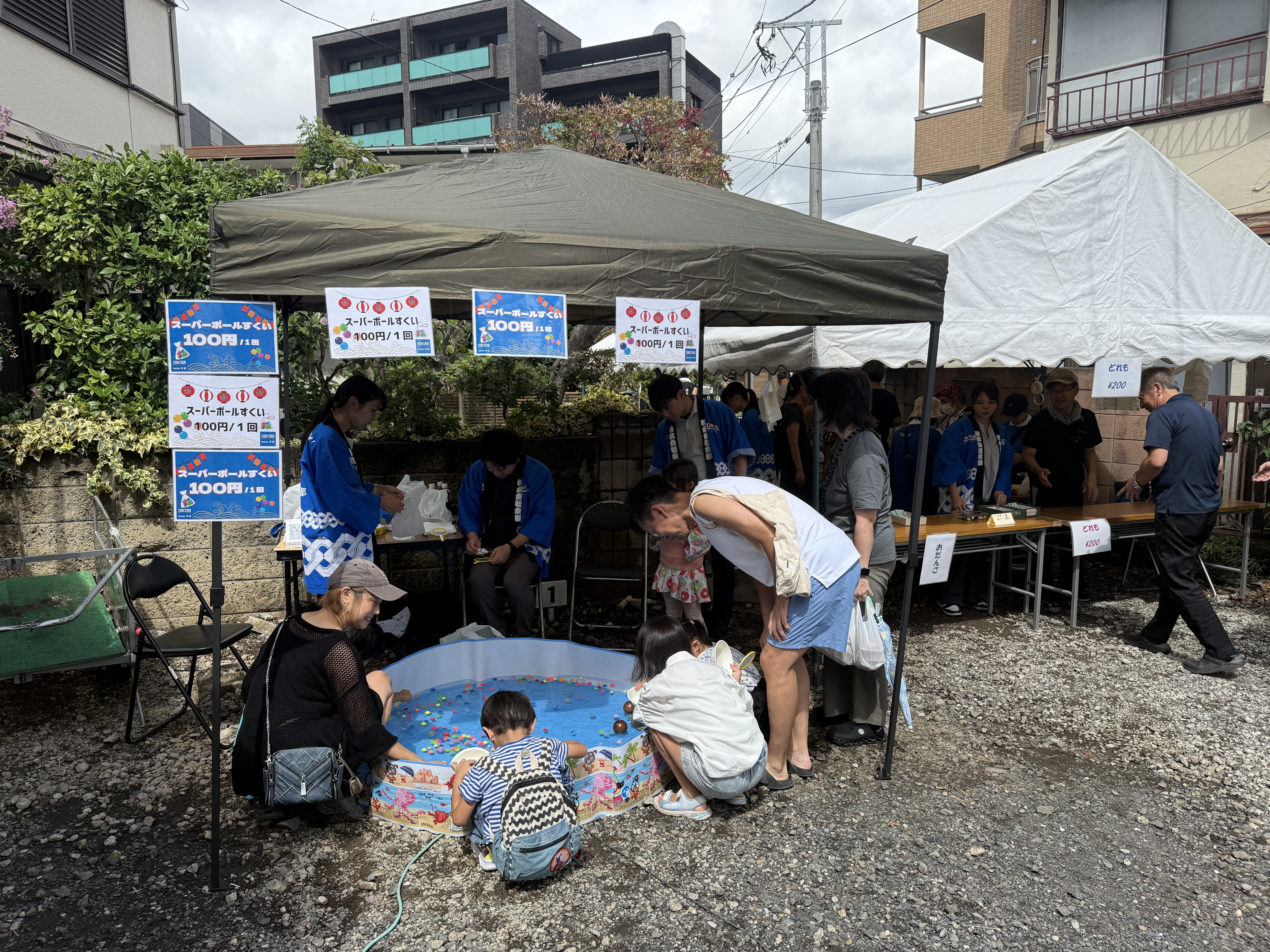 伊豆美神社例大祭　神酒所横に出店しました。