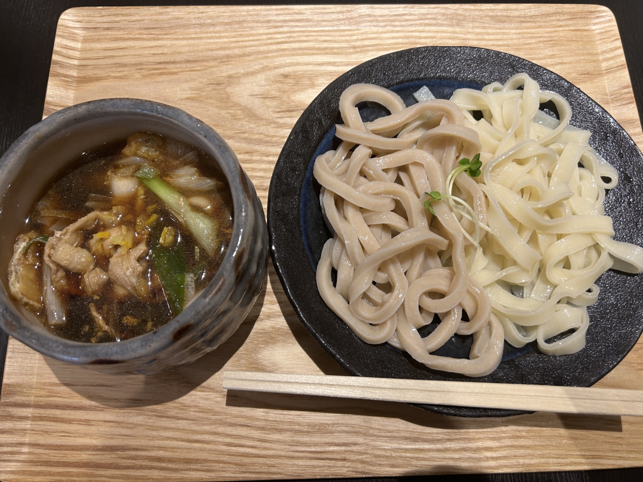 【肉汁うどん　麦とろ　柳　向ヶ丘遊園駅】☆