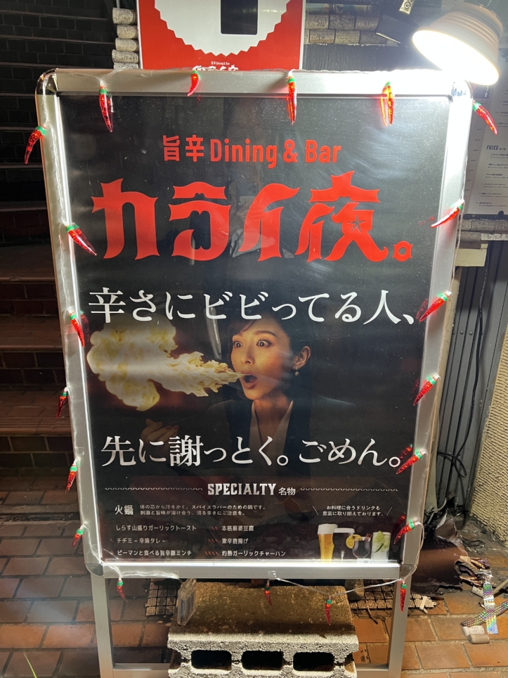 辛いもの好き集まれ～【カライ夜/小田急相模原】