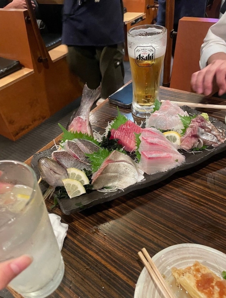 新鮮でおいしい魚食べられます！