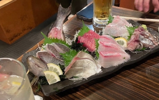 新鮮でおいしい魚食べられます！