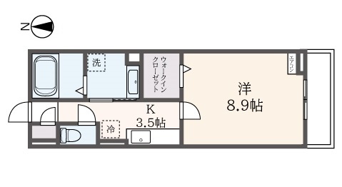 セキスイハイム施工のおススメ１K物件【パークフォンターナ】
