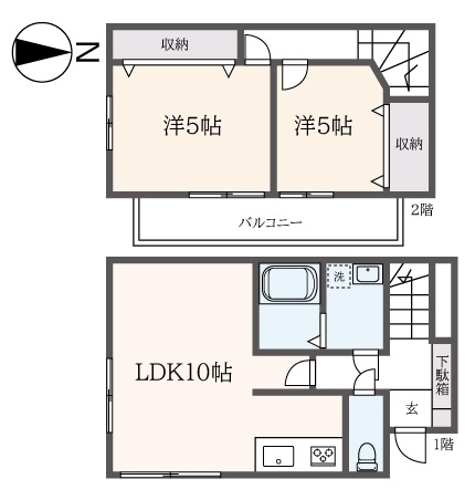 室内とっても綺麗な戸建物件♪【練馬区桜台６丁目戸建】