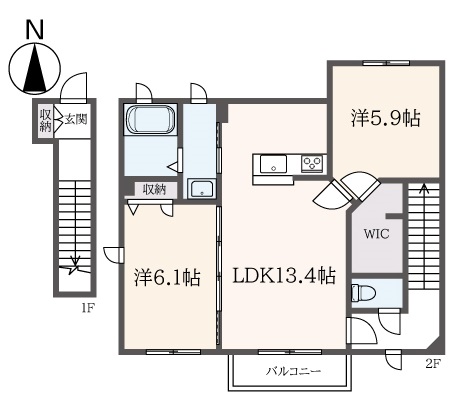 敷地内駐車場ありシャーメゾン物件【プリマベーラ】