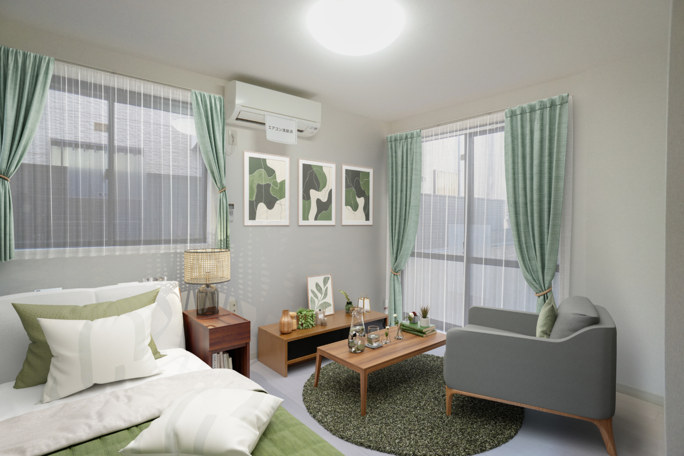 人気のホワイト基調のお部屋【ディアスギョクロウソウ101】