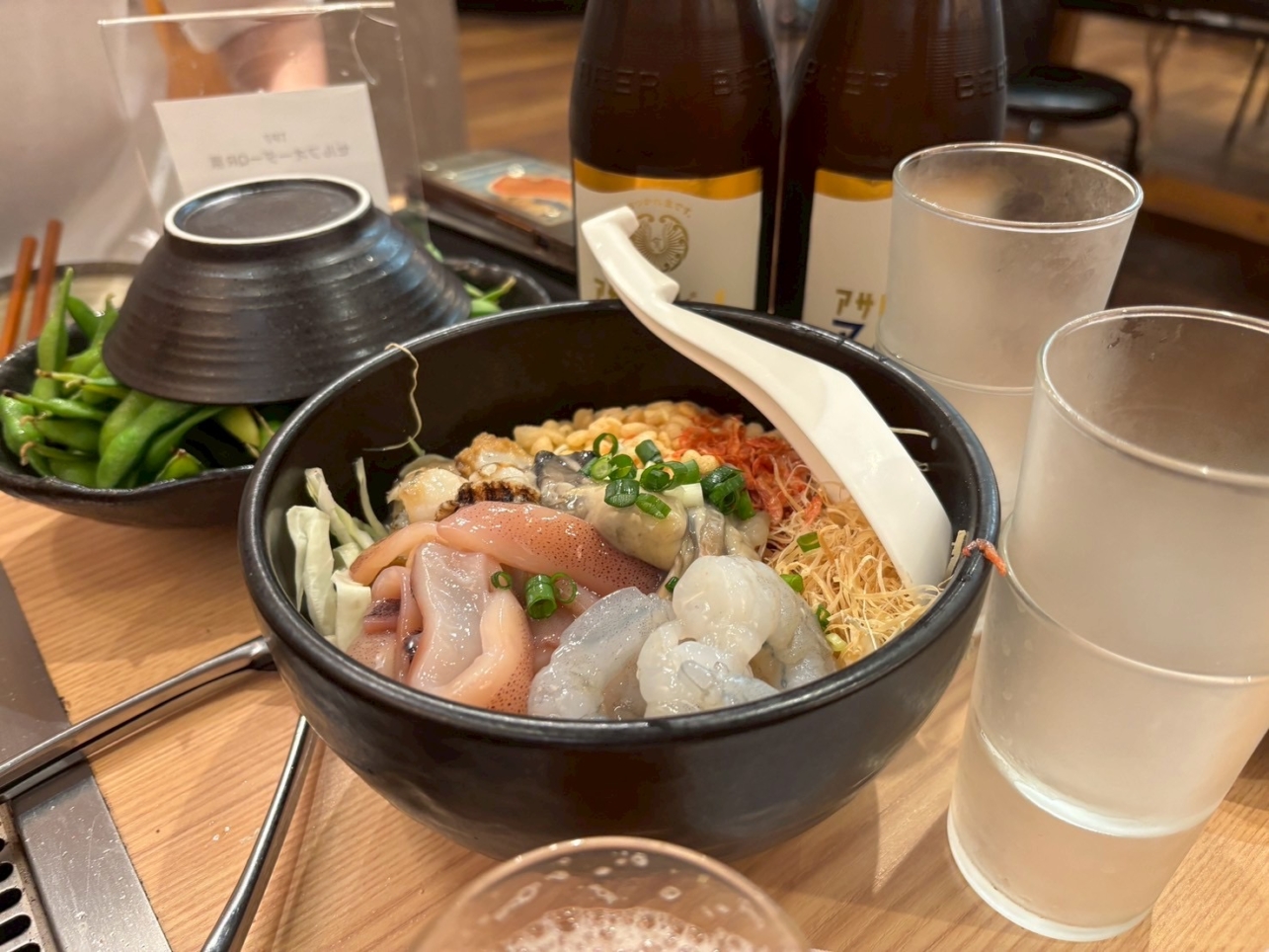 横浜の駅近でもんじゃを食べよう♪