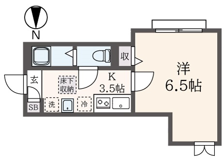 1階でも2面採光なので明るい！ネット無料！【パブリカハイツ101】