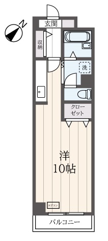 広めキッチンのある一人暮らし【サニーパレス】