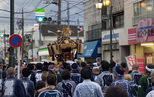 永福稲荷のお神輿！