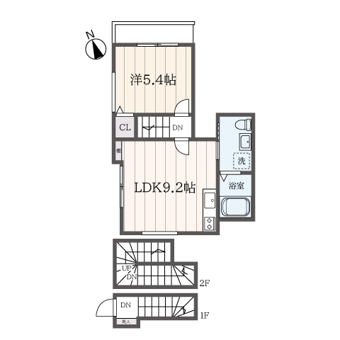 最上階の1LDK！！【ハステラス江古田Ⅱ 301】