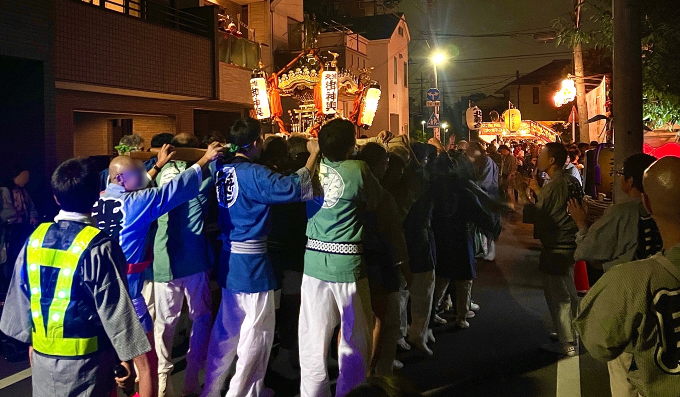 【稲田堤エリア】子之神社お祭り♪