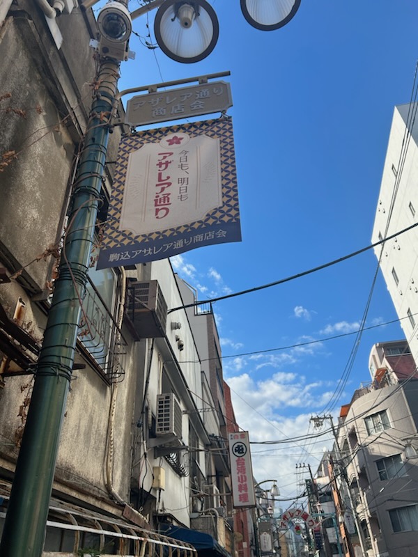 【駒込駅】 駒込アザレア通り商店街 — 駅前に広がる花と人情の通り★