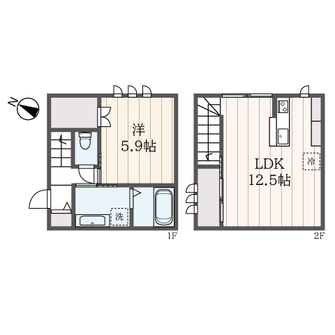 セキスイハイム施工の新築物件☆【南荻窪４丁目メゾネット】