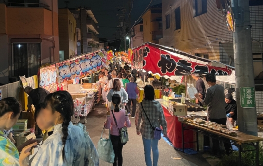 【稲田堤エリア】子之神社お祭り♪