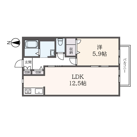 【積水ハウス】フェリーチェ103　敷地内駐車場あります！