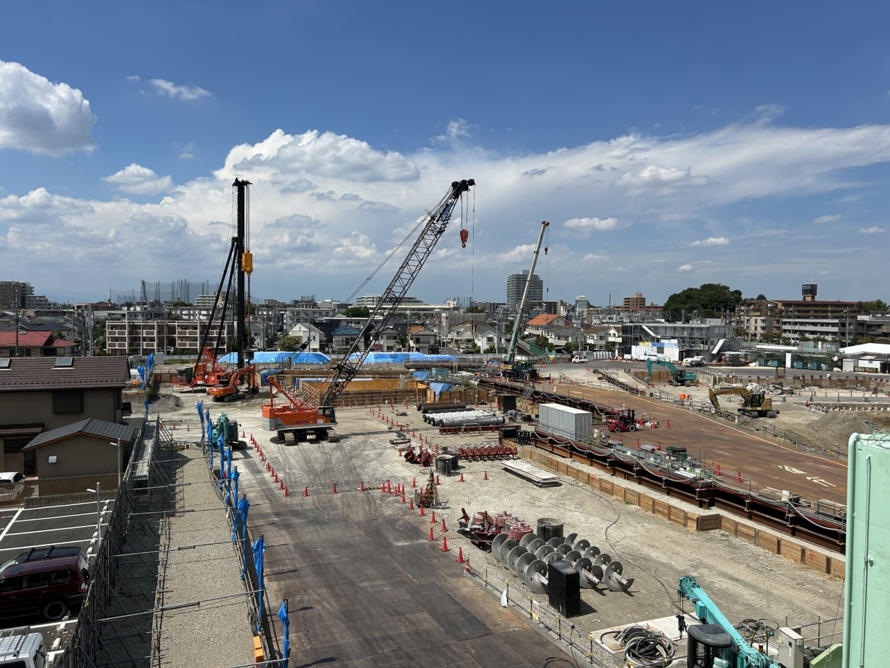 京王多摩川駅☆変身中