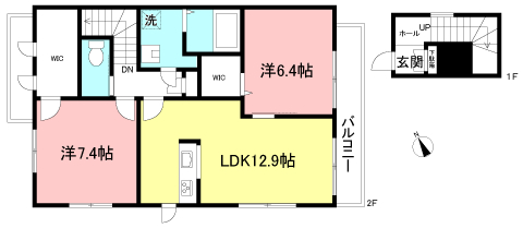 ベルピア203号室！すぐ決まっちゃう2LDKお早めに！