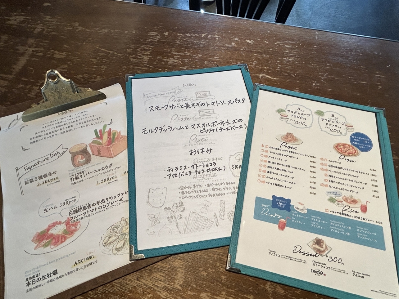 千歳船橋の『ワイン食堂 イナセヤ マーレ』でパスタランチ