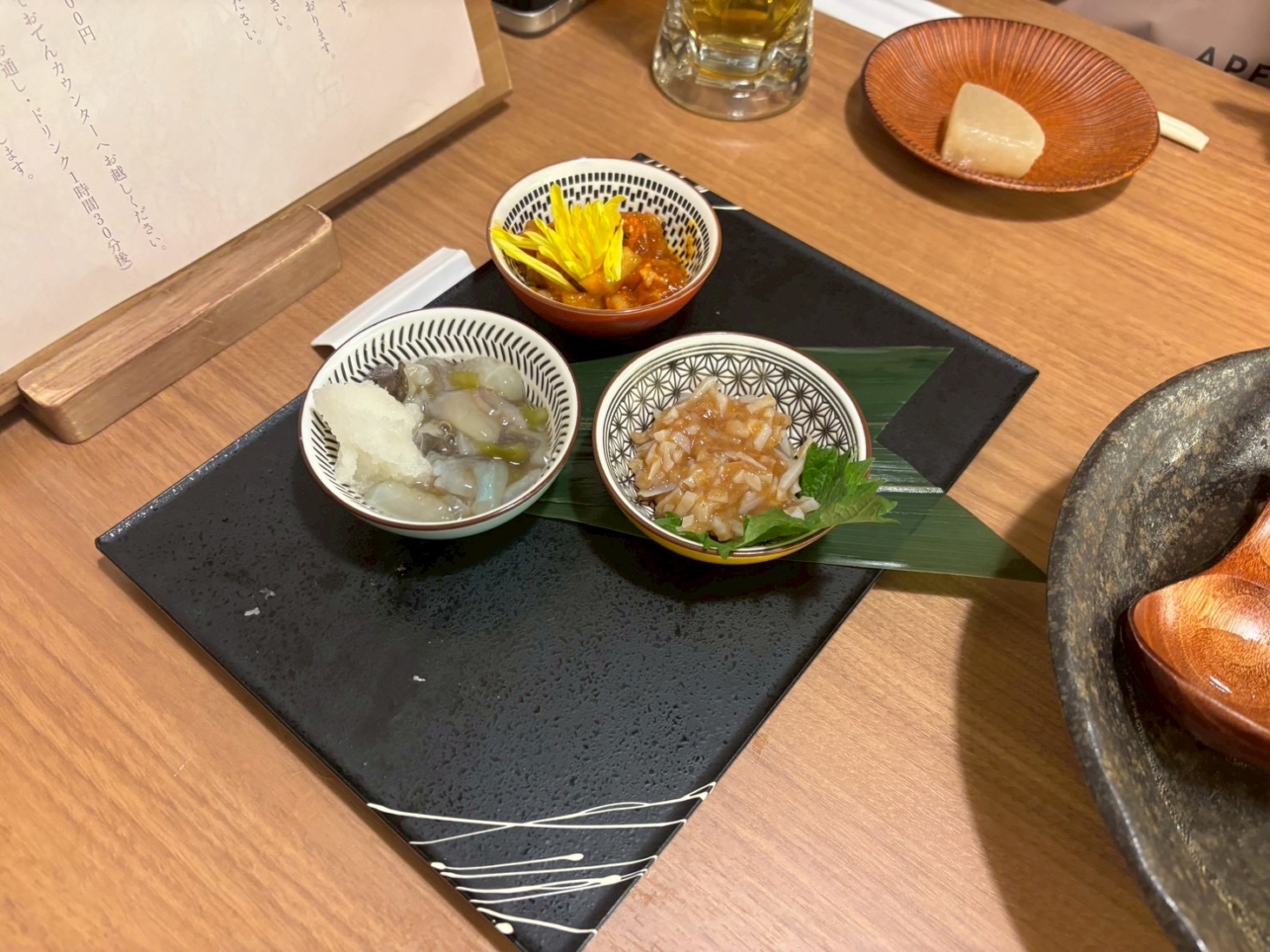 お通しのおでん500円で食べ放題🍢