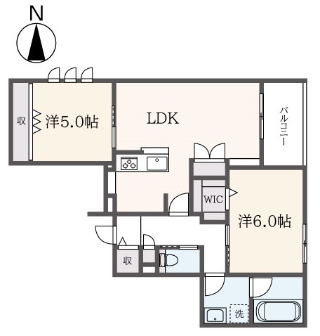 【旭化成管理物件】メゾンメルヴェイユ204