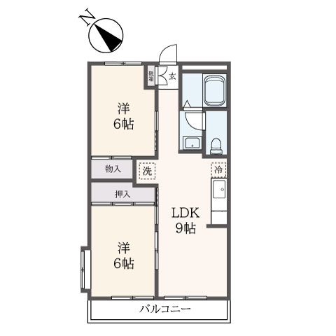 リノベーション済の角部屋【パレドール小形】