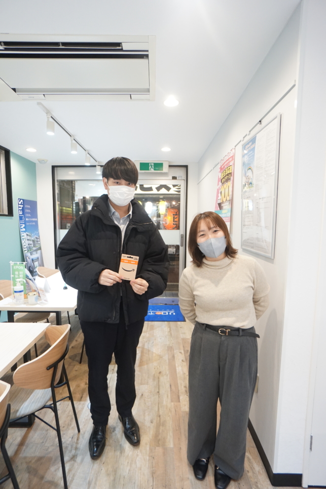 お部屋探しで当たる！Ａｍａｚｏｎギフトカードプレゼントキャンペーン1月当選者様発表☆