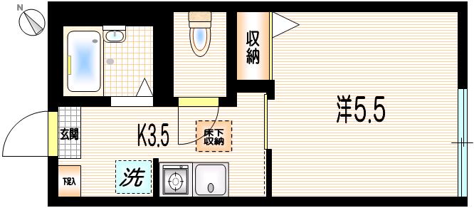 ☆3月中の入居可能！1Kアパート☆セードル和泉101