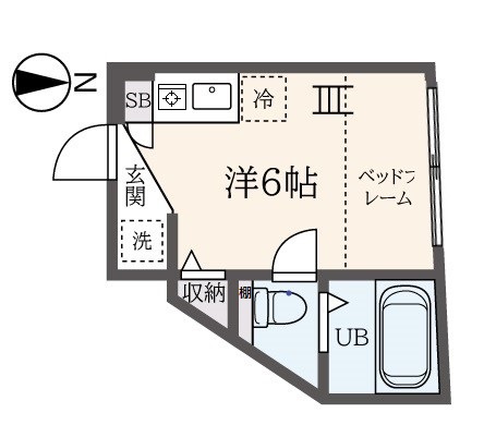 【当社管理】ロフトベッド付で空間を広く☆久我山アパートメントE