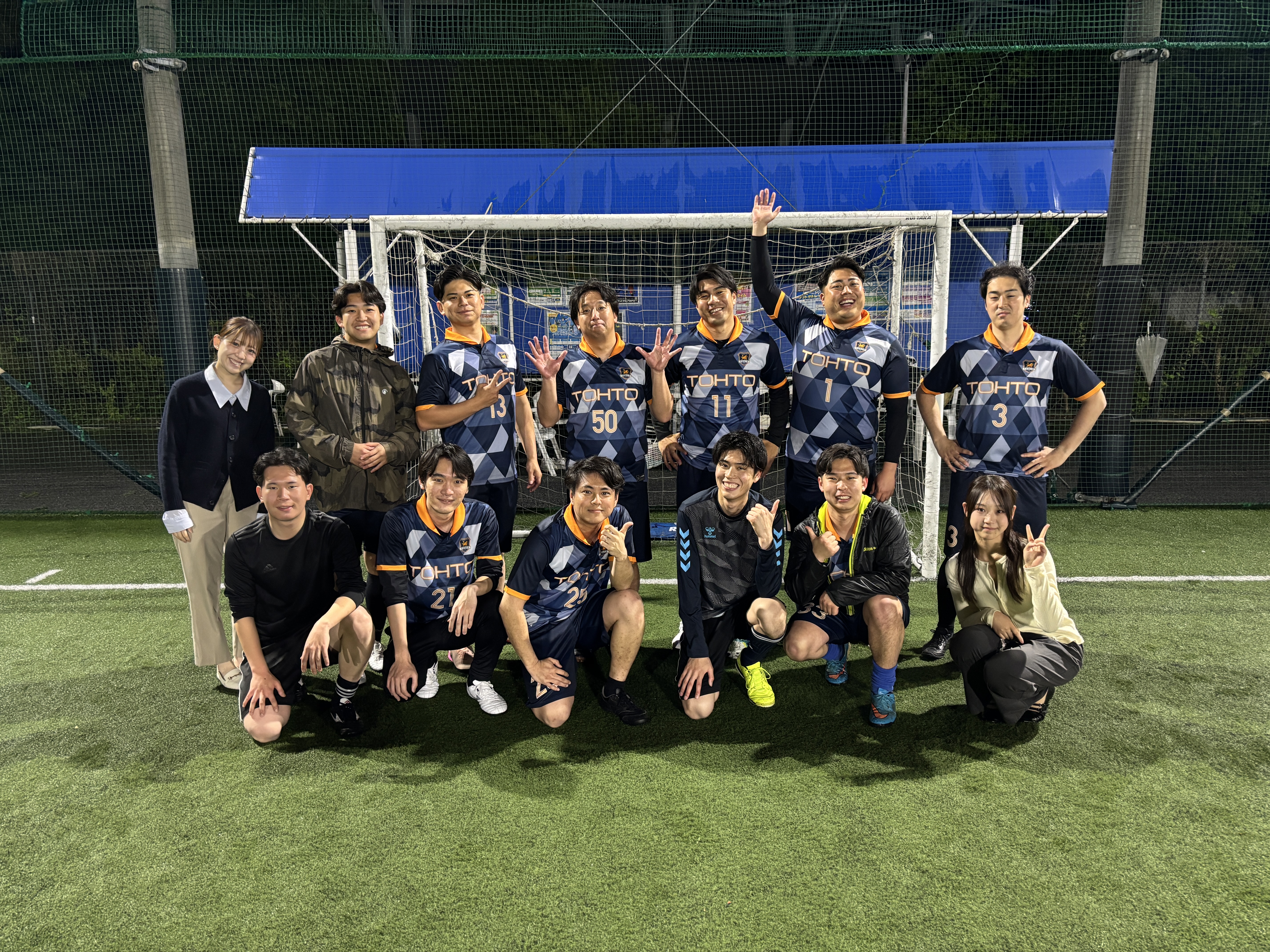 グループ会社とサッカー交流