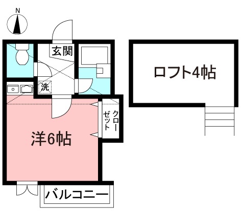 人気のバストイレ別！ロフト付きアパート☆【ｅｓ桜上水】